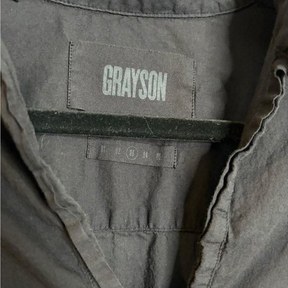 GRAYSON The Changemaker Dress in Black Cotton Shirt Dress Size 3 Medium - Picture 4 of 10